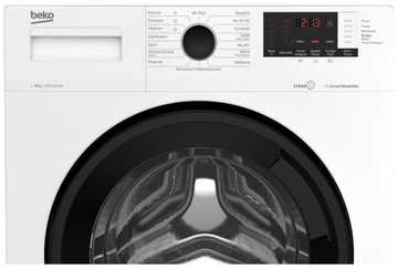 Beko Set Стиральная машина WUV8612WPBSE SteamCure 8 кг + сушилка DS8412WPB 8 кг