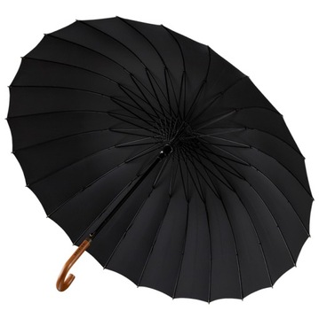 WEISNER Kapitol PRO | PARASOL DAMSKI MĘSKI RZĄDOWY PARASOLKA DUŻA XL DREWNO