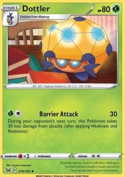 Karty Pokemon (LOR 019) Dottler