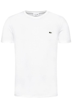 T-SHIRT KOSZULKA LACOSTE BIAŁY XXL