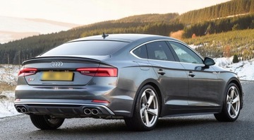 Спойлер-элероны на хэтч Audi A5 5F 8W8 Sportback 8W6 Coupe RS черный глянцевый