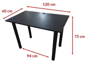 BIURKO GAMINGOWE 120x60 - 11 Kolorów stół gracza