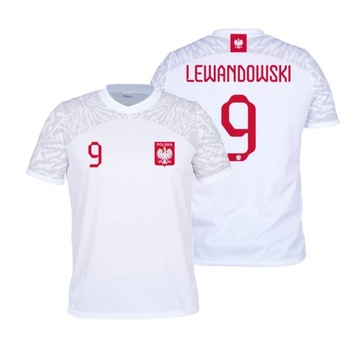 LEWANDOWSKI POLSKA KOSZULKA SPORTOWA ROZMIAR 160 ( S )