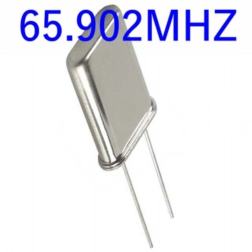 Oscylator rezonator kwarcowy 65.902MHZ HC-49U 1zt