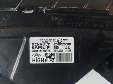RENAULT ARKANA SVĚTLO LEVÝ PŘEDNÍ LED PURE VISION