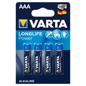 blis. 4 szt. baterii VARTA LR03 AAA LongLife Power