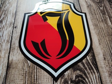 Herb Jagiellonia Białystok na ścianę prezent dla fana klubu dla chłopaka