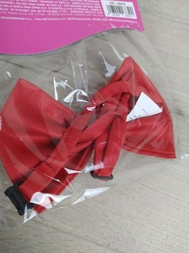 ELEGANCKA CZERWONA MUCHA KLASYCZNA MUCHA