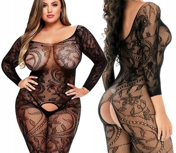 Seksowna bielizna Sexy otwarty BODYSTOCKING XL/XXL