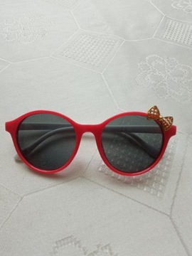 Детские белые солнцезащитные очки