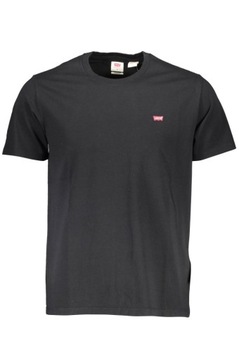 CZARNY MĘSKI T-SHIRT Z KRÓTKIM RĘKAWEM LEVI&#39;S (Nero) Rozmiar: S