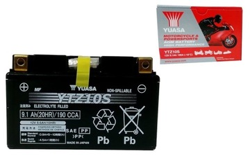 AKUMULATOR YUASA YTZ10S-BS 12V 9.1Ah 190A