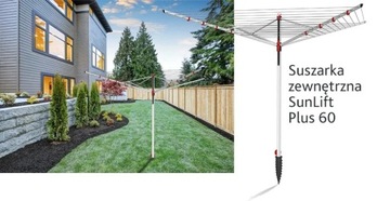 Садовая наружная сушилка с поворотным механизмом Strong Vileda Sun Lift Plus 60