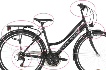 Женские треккинговые велосипеды City Bike 28 SHIMANO + БЕСПЛАТНО