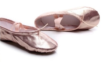 Туфли для танцев Ballerina Ballet, размер 40, розовое золото