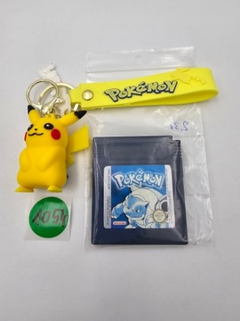 POKEMON BLUE ВЕРСИЯ ОРИГИНАЛ + БЕСПЛАТНЫЙ БРЕЛОК ДЛЯ КЛЮЧЕЙ