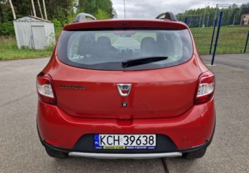 Dacia Sandero II Hatchback 5d TCe  90KM 2014 Dacia Sandero Stepway 90KM 1wlasciciel Alu Czujniki Parkowania Zarejestro, zdjęcie 6