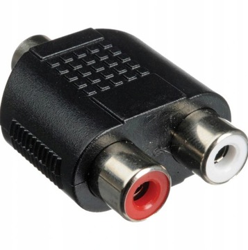 Adapter Jack Gniazdo 3,5 mm -2 x Gniazdo RCA Cinch