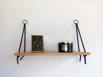 Полки подвесные на веревках LOFT RUSTIC INDUSTRIAL