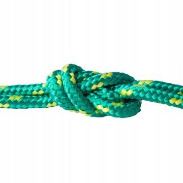 Lina Linka Polipropylenowa 20mm Pleciona uniwersalna Żeglarska ZIELONA 15m