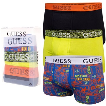 BOKSERKI GUESS MAJTKI MĘSKIE ORYGINAŁ 3 pack r. L