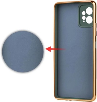 Etui Lux Plating Ring do Xiaomi Redmi Note 12 4G + SZKŁO