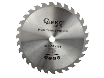 Tarcza do cięcia drewna 400x32x30T Zębów Geko