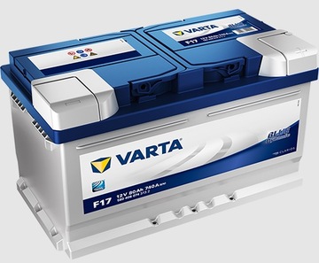 Akumulator VARTA BLUE F17 80Ah 740A 85Ah 75Ah