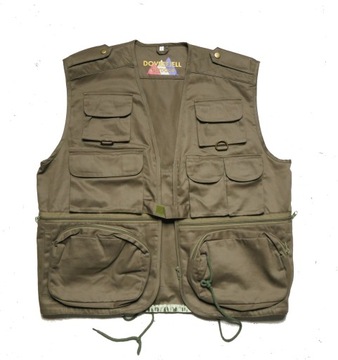 Dovrefjell kamizelka bezrękawnik khaki myśliwski outdoor XL