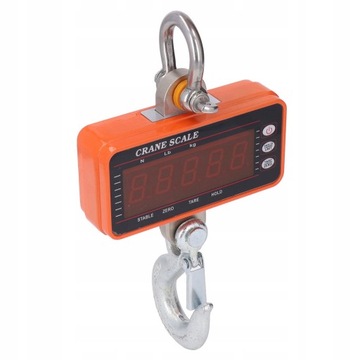 ЭЛЕКТРОННЫЙ КРЮК КРАНОВЫЕ ВЕСЫ 1500 КГ 1,5 Т ПОДВЕСНЫЕ СКЛАДСКИЕ СВЕТОДИОДНЫЕ ВЕСЫ