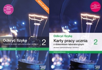 2W1 ODKRYĆ FIZYKĘ 2 PODRĘCZNIK + KARTY PRACY UCZNIA Z DZIENNIKIEM ZP 2024