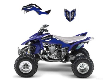 Komplet naklejek 2Q02A Blackbird Yamaha Raptor 660