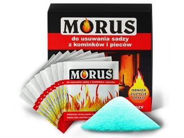 СРЕДСТВО ДОГИГАНИЯ MORUS ПОРОШОК ДЛЯ УДАЛЕНИЯ САЖИ ИЗ КАМИНОВ И ПЕЧЕЙ 500Г
