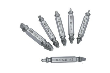 Экстракторы для сломанных винтов, 6 шт.