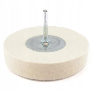 FILC POLERSKI TARCZA NA TRZPIENIU 100X20X6MM WALEC