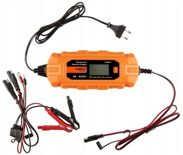 PROSTOWNIK AUTOMATYCZNY ŁADOWARKA DO AKUMULATORÓW SAMOCHODOWYCH 4A/70W