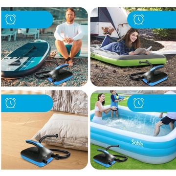 ЭЛЕКТРИЧЕСКИЙ НАСОС для понтона SUP 0-20 PSI 12 В 110 Вт