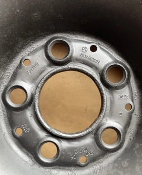 5X112 MERCEDES 7J16 66,6 ET31 RÁFKY OCELOVÉ W203 C203