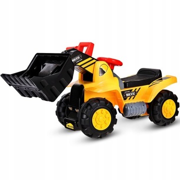 DUŻA Koparka Jeździk AUTO dla dzieci Ruchoma łyżka 2 x 1,5 V AA