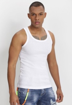 Born2Be Biała Koszulka męska XXL