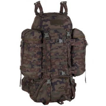Plecak wojskowy taktyczny WISPORT Raccoon 65 litrów pl woodland wz-93