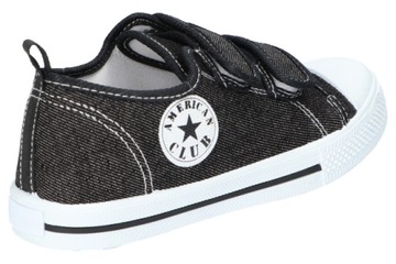 ДЕТСКИЕ КРОССОВКИ AMERICAN TEN114 КОЖАНЫЕ КРОССОВКИ С КОЖАНОЙ Стелькой на липучке BK 34