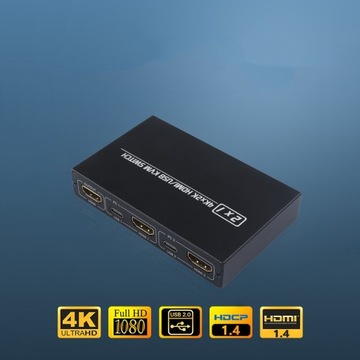 Przełącznik HDMI/USB KVM AM-KVM 201CL 2 w 1