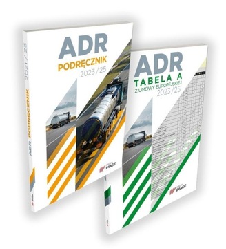 ADR 2023-2025 PODRĘCZNIK + TABELA A