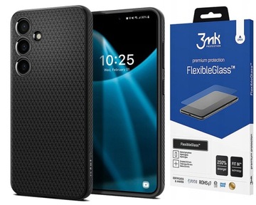 ETUI SLIM ARMOR OBUDOWA SPIGEN CASE DO GALAXY S24+ PLUS MATTE i SZKŁO 3MK