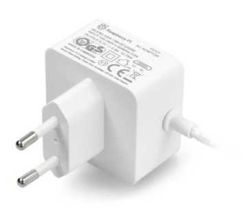 Zasilacz microUSB 5,1V / 2,5A do Raspberry Pi 3B+/3A+/3B/2B/Zero/Zero 2