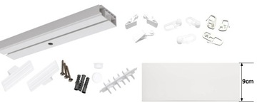 Потолочный карниз SINGLE с чехлом Потолочный карниз с чехлом 9 CM 160