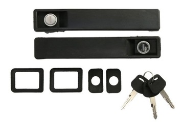 Klamka drzwi L/P (z kluczykiem, zewnętrzna, z zamkiem) PACOL MAN-DH-004