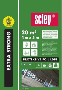 Folia malarska Scley 5 m x 4 m x 60 µm
