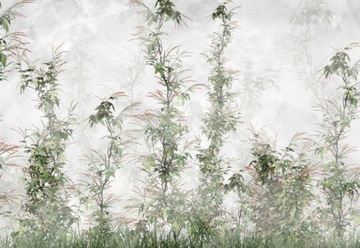 ФОТО ОБОИ ВОЛШЕБНЫЙ ЛЕС НАРИСОВАННЫЕ ДЕРЕВЬЯ